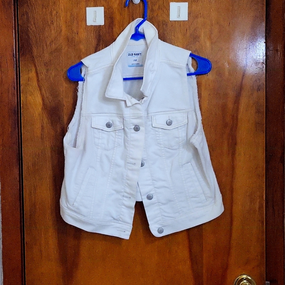 Cut off jean jacket